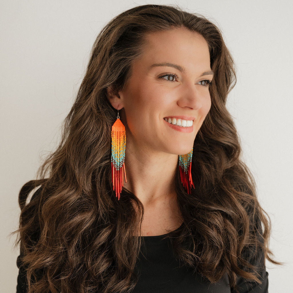 Boucles d'oreilles à franges